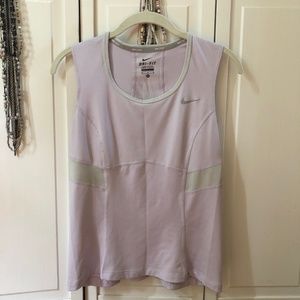 Nike Dri-Fit Tennis Tank, Light Purple/Gray, Sz M